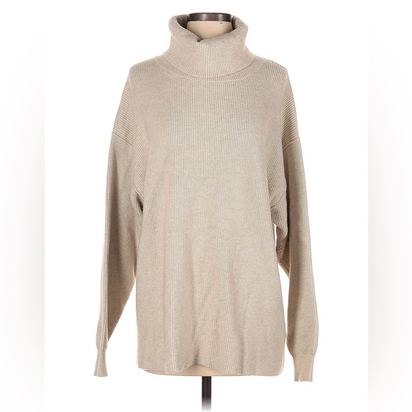 Free People Oversized Turtleneck Sweater - Picture 1 of 4